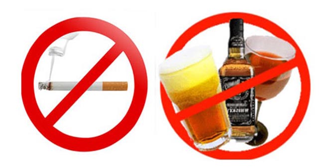 tránh rượu bia thuốc lá
