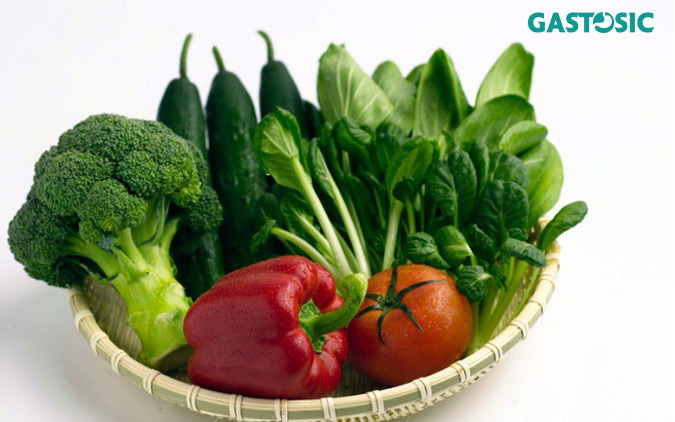 Ăn nhiều rau xanh tốt cho hoạt động tiêu hóa của dạ dày
