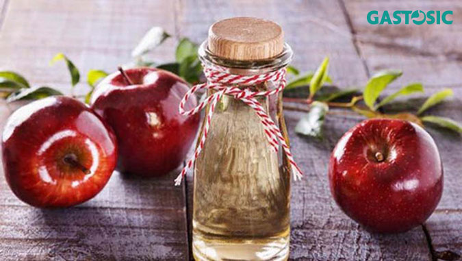 Giấm rượu táo tốt cho ợ chua đầy bụng