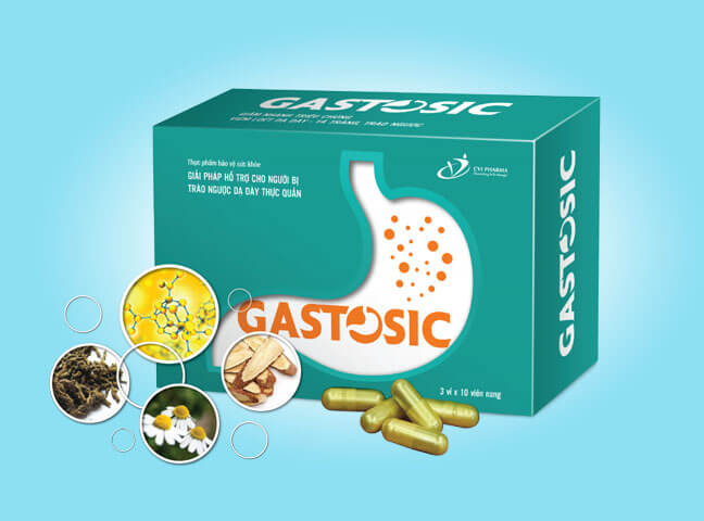 Gastosic hỗ trợ giảm trào ngược dạ dày
